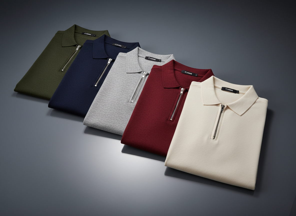 Modern Edge Half-Zip Polo Pack