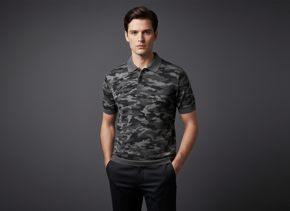 Signature 5 Pattern Polo Set - Image 2