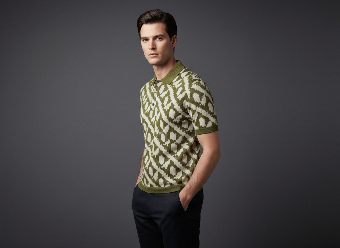Signature 5 Pattern Polo Set - Image 4