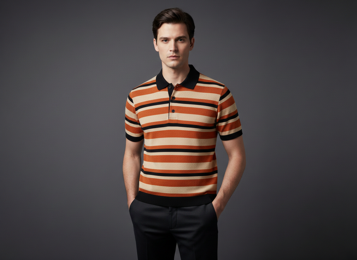 Signature 5 Pattern Polo Set - Image 6