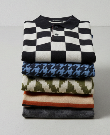 Signature 5 Pattern Polo Set